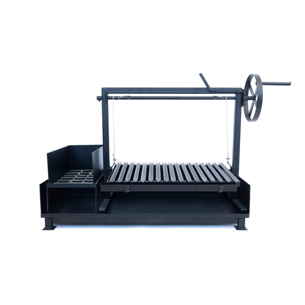 Small Iron Argentine Santa Maria grill with brasero countertop