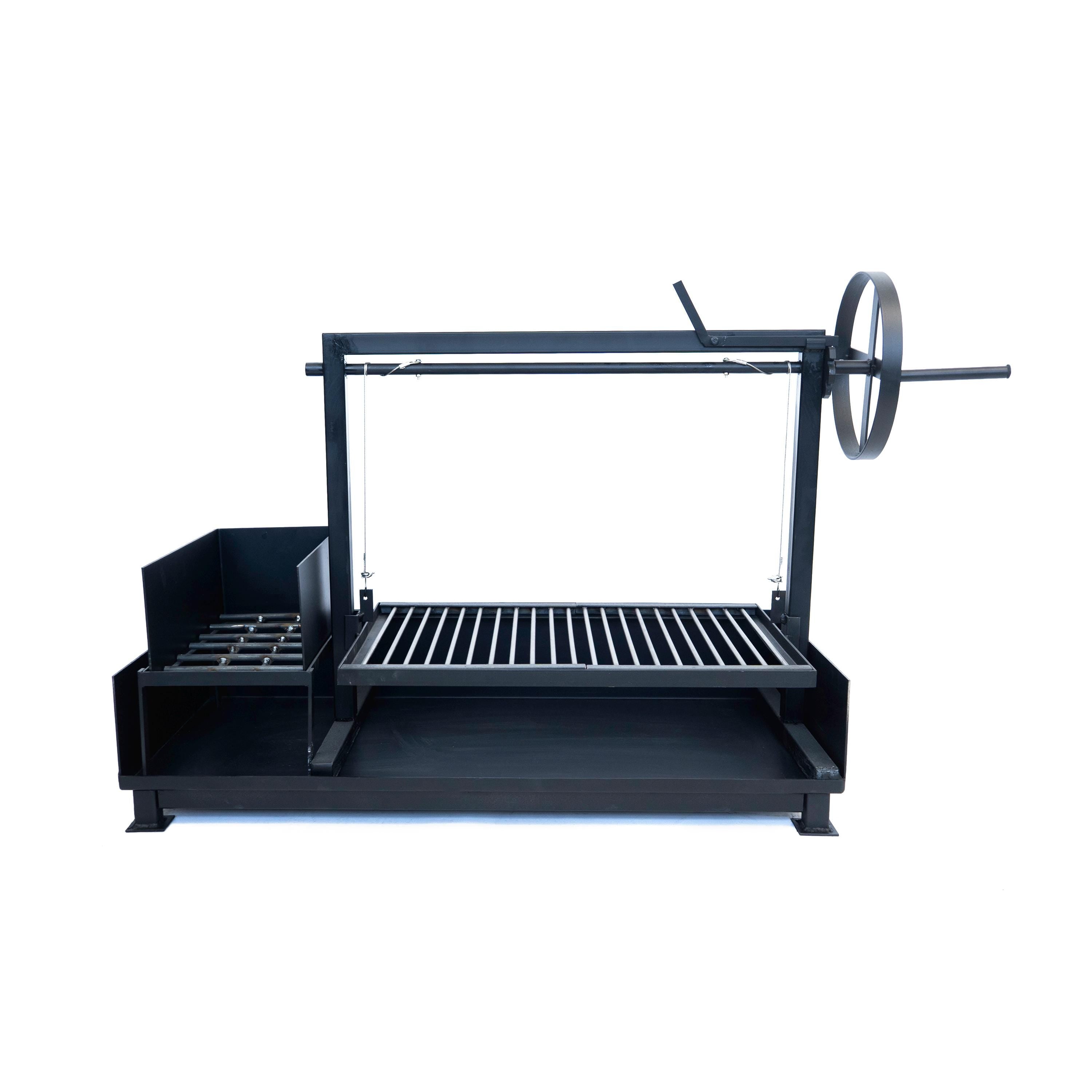 Argentine Santa Maria grill with brasero countertop