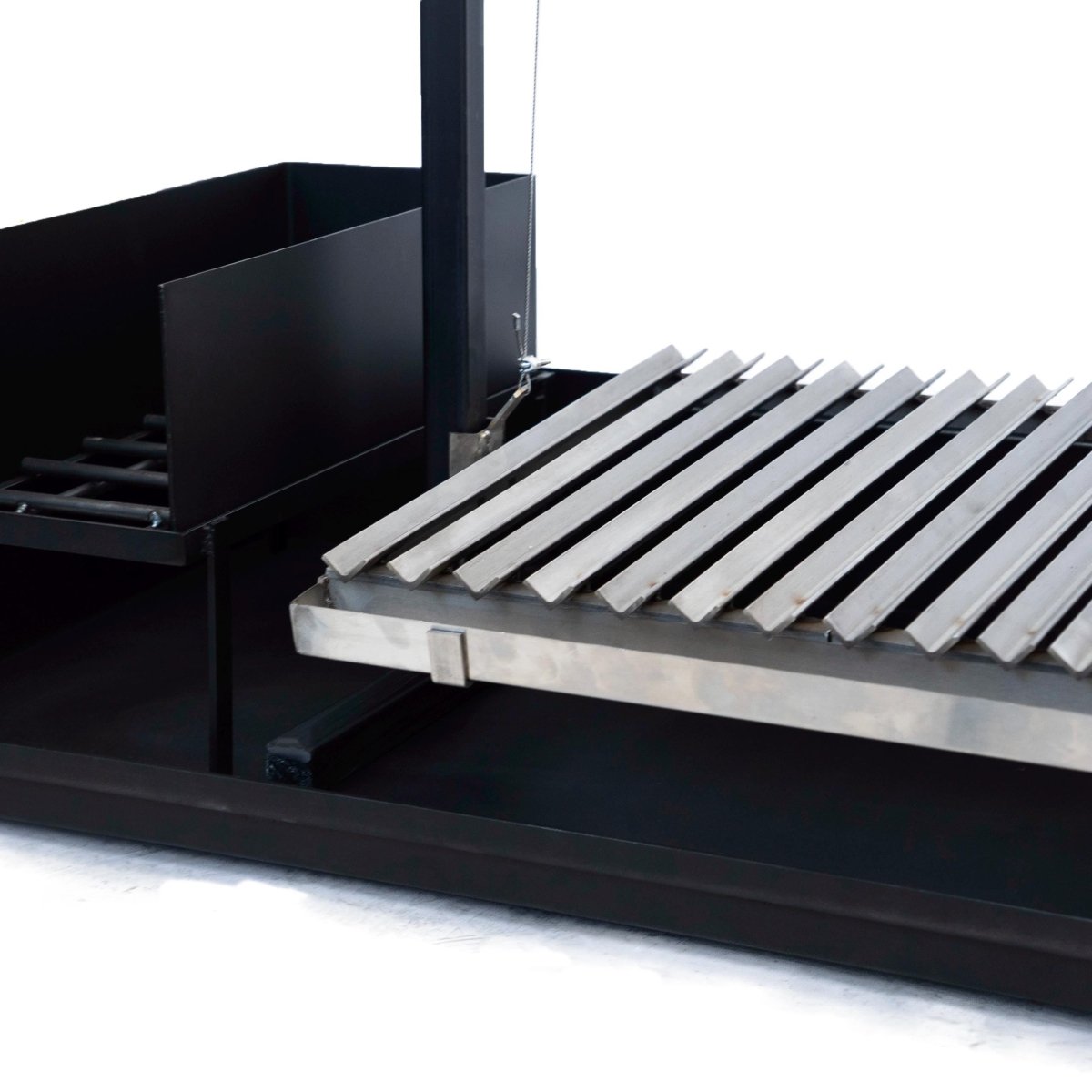 Argentine Inox Medium Santa Maria grill with brasero countertopV ShapeGaucholife